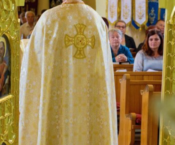 Bohoslužba gréckokatolícka cirkev - rozlúčka Mgr. Barna 2019