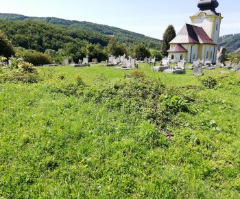 Úprava terénu cintorín