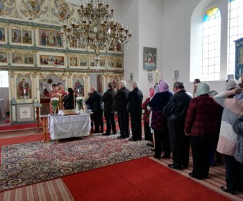 Bohoslužba v pravoslávnej cerkvi 2019 CHRISTOS VOSKRESE
